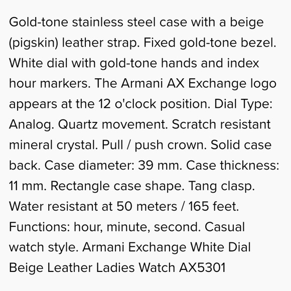 Preloved white dial watch - Picture 6 of 7